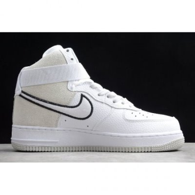 Nike Erkek Air Force 1 High '07 Wb Beyaz / Bej Rengi / Siyah Kaykay Ayakkabı Türkiye - 3FU7DZ57